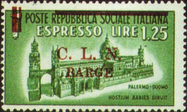 1945 Espresso £ 1,25 Soprastampato